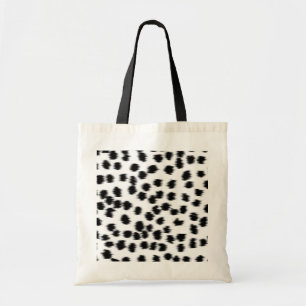 Black and White Dalmatian Print Pattern. Tote Bag