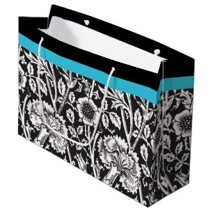 Black and White Damask Gift Bag