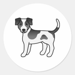Black And White Danish-Swedish Farmdog Cute Dog Classic Round Sticker