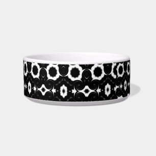 black and white design bowl