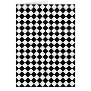 Black and White Diamond Pattern by Shirley Taylor