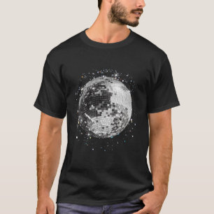Black And White Disco Ball Club T-Shirt