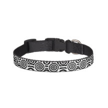 Black and White Dog Collar Or Cat Collar Abstract
