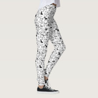 Black and White Dogs Pattern | Cute Canine Lover's