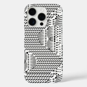 BLACK AND WHITE DOMES iPhone 16 PRO CASE