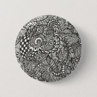 Black and white Doodle Button