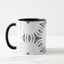 Black And White  Dotted Sun Personalised Abstract