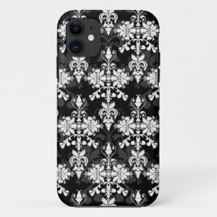 Black and White Double Damask Case-Mate iPhone Case