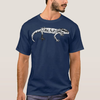 Black and white drawing Gecko T-Shirt