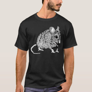 Black and white drawing mouse T-Shirt