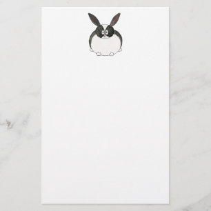 Black and White Dutch Rabbit. Stationery