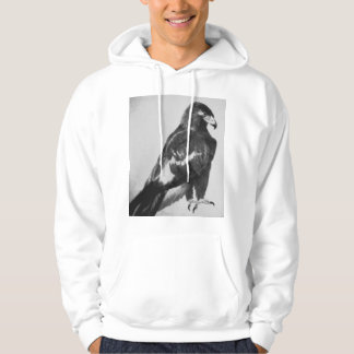 Black and White Eagle T-Shirt Hoodie