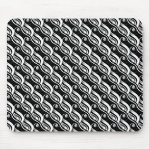Black and White Effortless Charm Mousepad