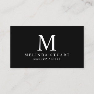 Black and White Elegant Appointment Card