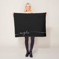 Black and White Elegant Delicate Signature Script
