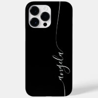 Black and White Elegant Glam Signature