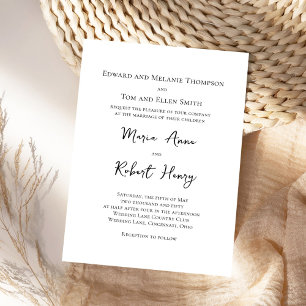 Black and White Elegant Simple Formal Template