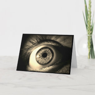 Black and White Eye Greeting Card