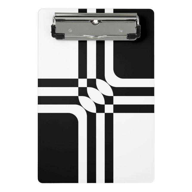 Black and white fantasy mini clipboard (Front)