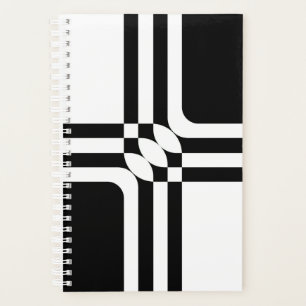 Black and white fantasy planner