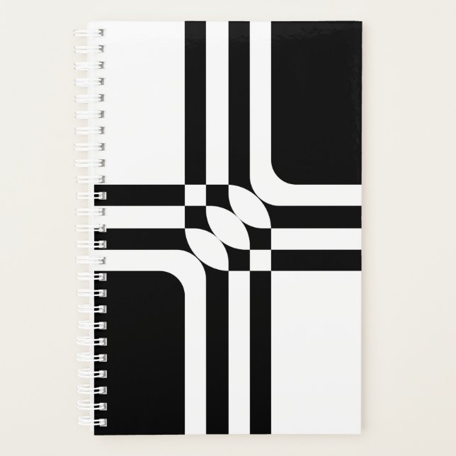 Black and white fantasy planner (Front)