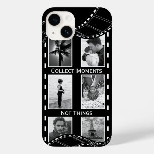 Black and White Film Reel Custom Photo Case-Mate iPhone 14 Case