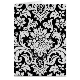 Black and White Floral