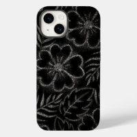 Black and White Floral Pattern