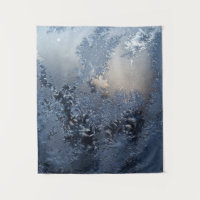 Black and white floral textile