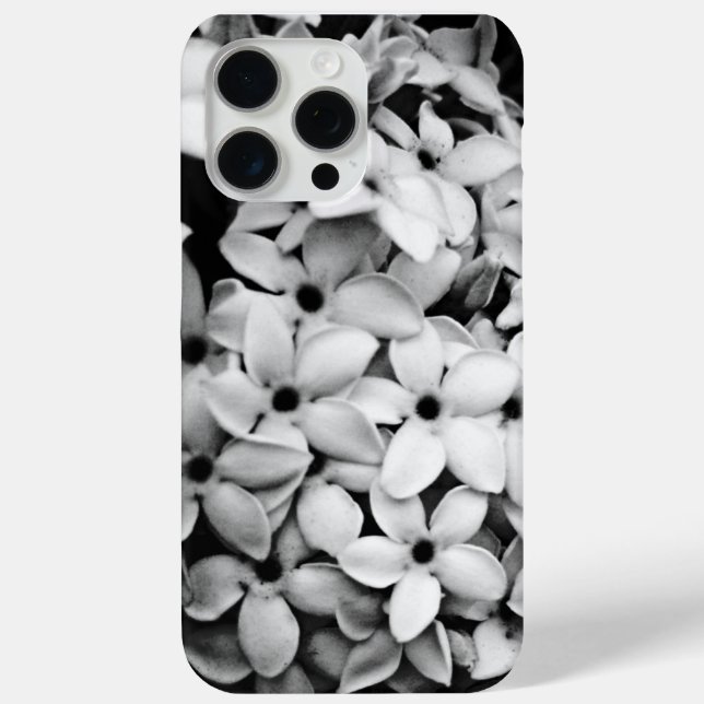 black and white florals Case-Mate iPhone case (Back)