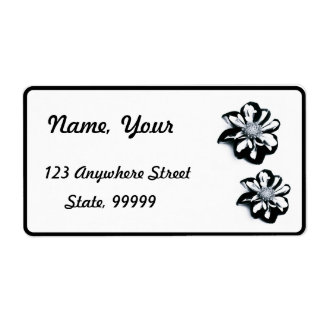 Black and White Flower