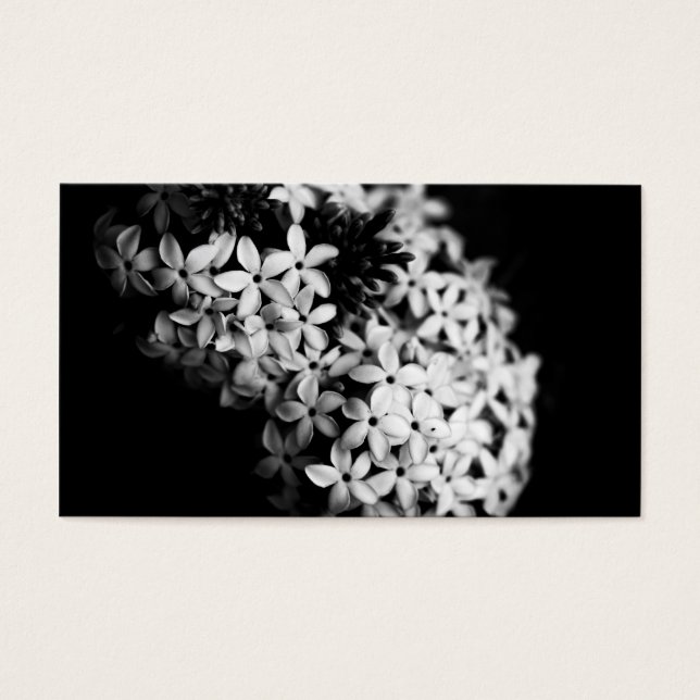 black and white flowers (Front)