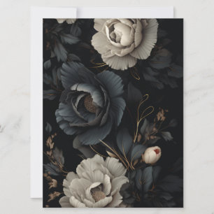 Black and White Flowers