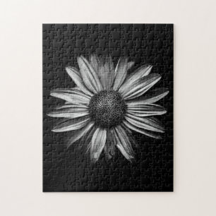 Black And White Flowers 18 Jigsaw Puzzle