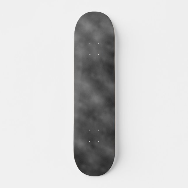 Black and White Fog Skateboard (Front)