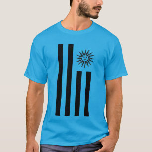 BLACK AND WHITE FREEDOM PATRIOT DESIGN T-Shirt