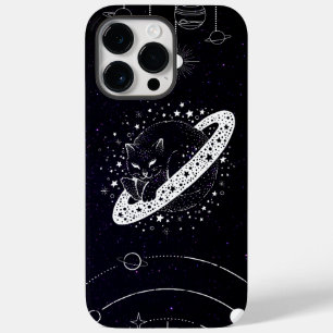 Black and White Galaxy Case-Mate iPhone 14 Pro Max Case