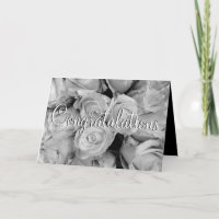 Black and White General Purpose Floral Vintage