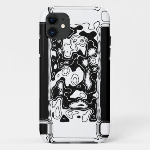Black And White Geometric Art 1 Case-Mate iPhone Case