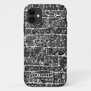 Black And White Geometric Art 2 Case-Mate iPhone Case