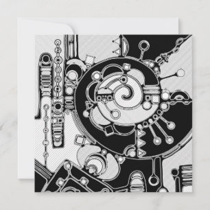 Black And White Geometric Art 4