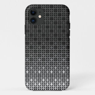 Black and white geometric gradient pattern  Case-Mate iPhone case