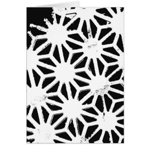 Black and white geometric pattern