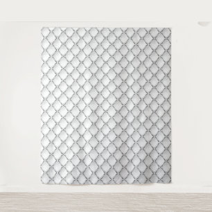Black and white geometric pattern. tapestry