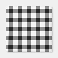 Black and White Gingham Pattern