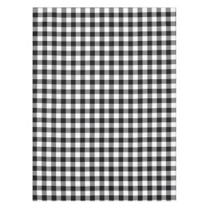 Black And White Gingham Tablecloth
