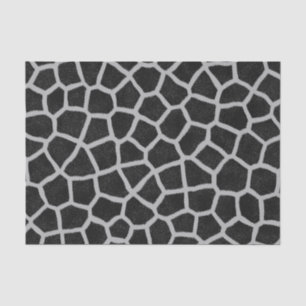 Black and White Giraffe Print Tissue Paper
