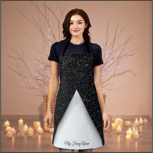 Black and White Glamour Apron