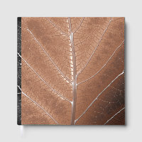 Black and white glowing leaf close-up