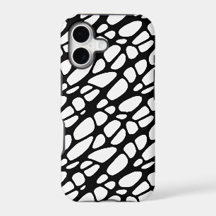 Black and White Gothic Organic Web Pattern